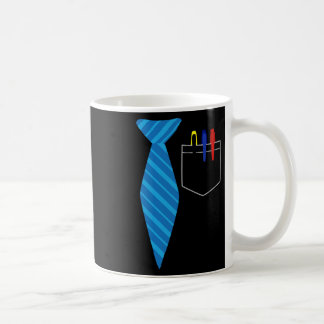 Teacher Tie And Pocket Protector Costume School Gi Coffee Mug