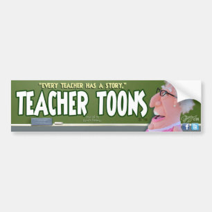 Teacher Toons Bumper Sticker