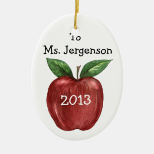 Teacher Treats Ceramic Ornament