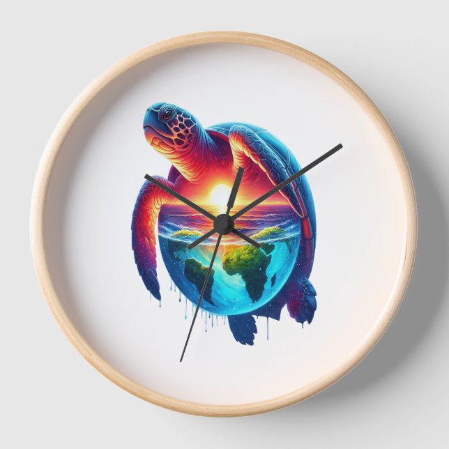 Teacher Turtle Strength Clock (Front)