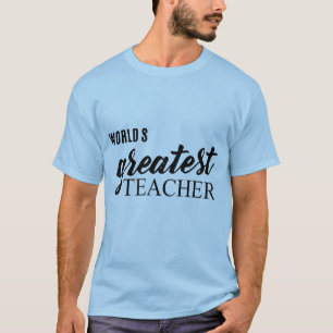 Teacher Typography Quote T-Shirt