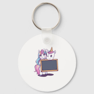 Teacher Unicorn (1) Keychain