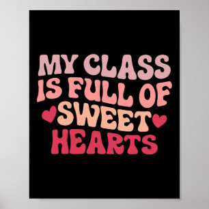 Teacher Valentines Back To School 100 Days Of Scho Poster