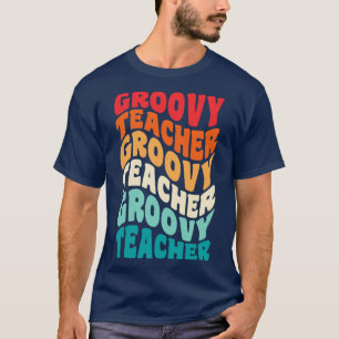 Teacher Vintage Retro 60s 70s 80s Vibes T-Shirt