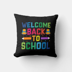 Teacher Welcome Back To School Throw Pillow