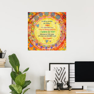 Teacher Welcome Students Personalized Classroom Poster