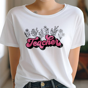 Teacher Wildflower T-Shirt