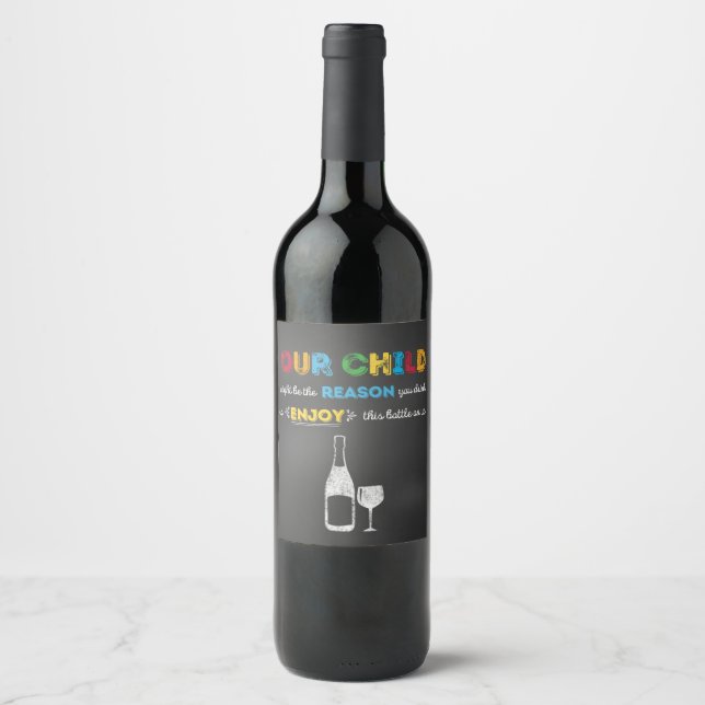 Teacher Wine Labels - Teacher Appreciation Gift (Front)