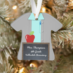 Teacher with Apple Profession Ornament