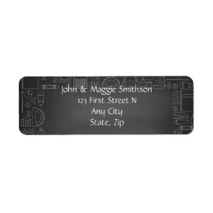 Teacher with Blackboard Graphic Art Background