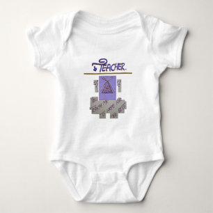 Teacher, You Teach Me to Hope for the Best Art  Baby Bodysuit