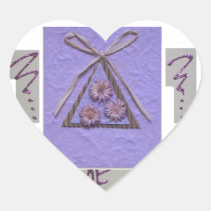 Teacher, You Teach Me to Hope for the Best Art  Heart Sticker