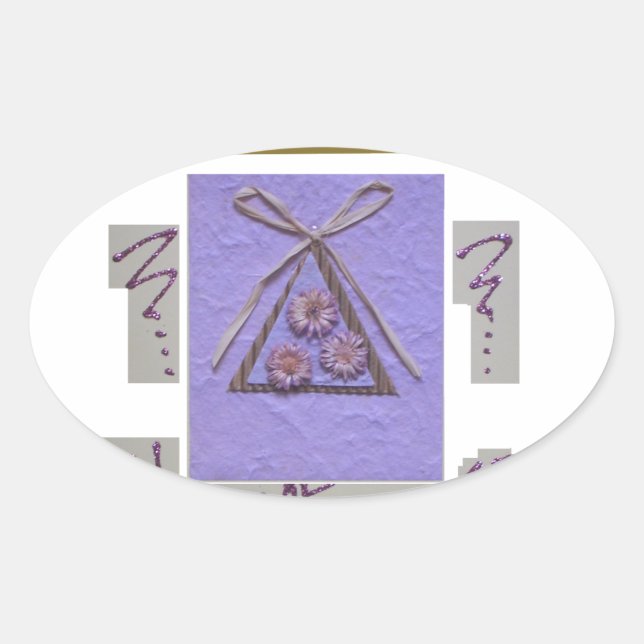 Teacher, You Teach Me to Hope for the Best Art  Oval Sticker (Front)