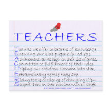 Teachers (Acrostic)
