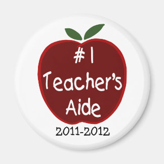 Teacher's Aide Magnet, with dedication Magnet