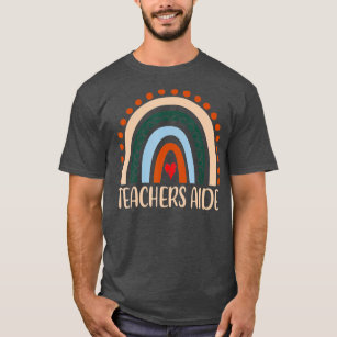 Teachers Aide Rainbow Appreciation Day Hello Back  T-Shirt