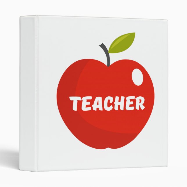 Teachers Apple Binder (Front/Spine)