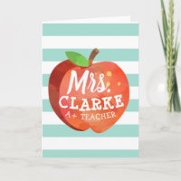 Teacher's Apple | Customized Name
