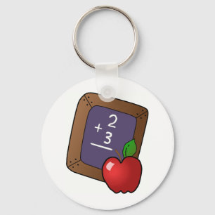 Teacher's Apple Keychain
