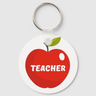 Teachers Apple Keychain