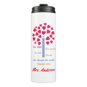 Teacher's Appreciation Personalized gift Thermal Tumbler