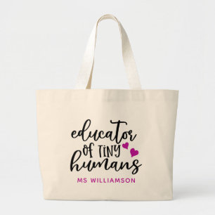 Teacher's Appreciation Personalized  Jumbo Tote 