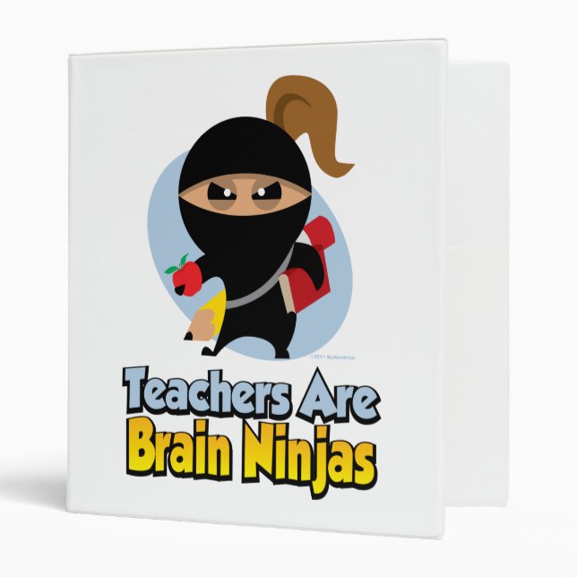 Teachers Are Brain Ninjas Binder (Front/Inside)