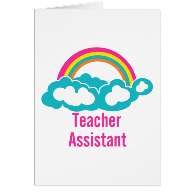 Teacher's Assistant Cloud Rainbow (Front)