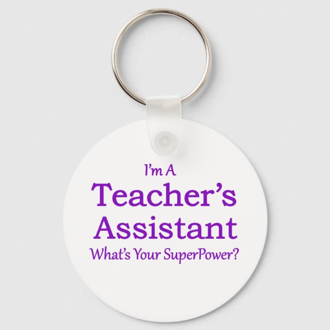 Teacher's Assistant Keychain (Front)