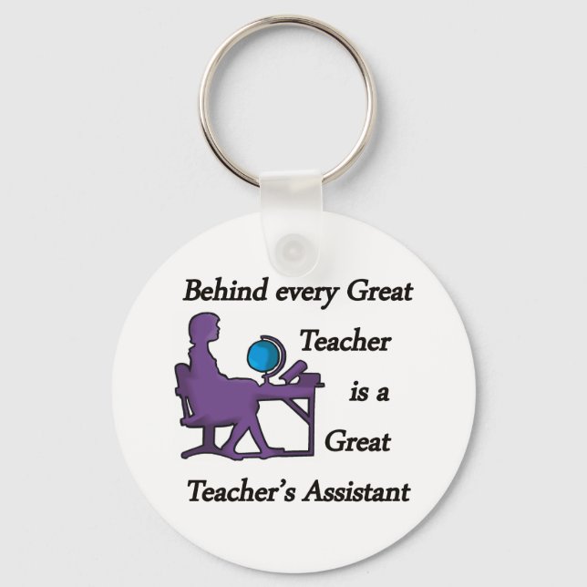 Teacher's Assistant Keychain (Front)