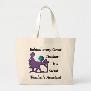 Teacher's Assistant Large Tote Bag