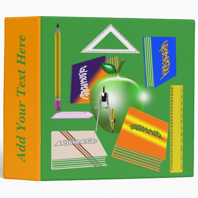 Teachers Back to School  Binder (Front/Spine)
