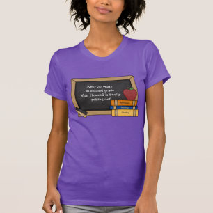 Teacher's Blackboard Retirement T-Shirt