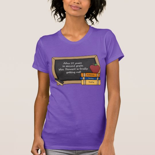 Teacher's Blackboard Retirement T-Shirt