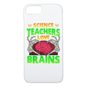Teachers Brains Skeleton Hand Heart Halloween Case-Mate iPhone Case