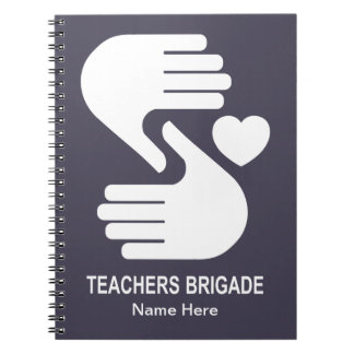 Teachers Brigade Spiral Notebook