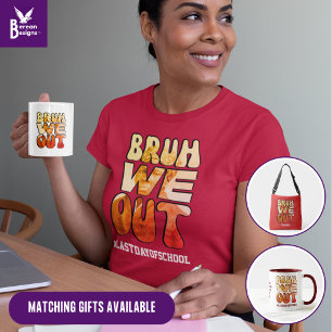 Teachers BRUH WE OUT Juneteenth Harriet Tubman T-Shirt