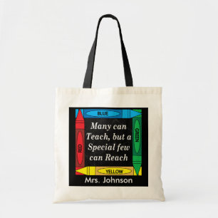 Teachers Can Teach - Personalize Tote Bag