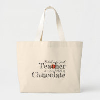 Teacher's Chocolate Stash Tote Bag