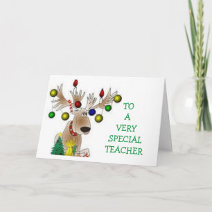 **TEACHER'S CHRISTMAS" CARD