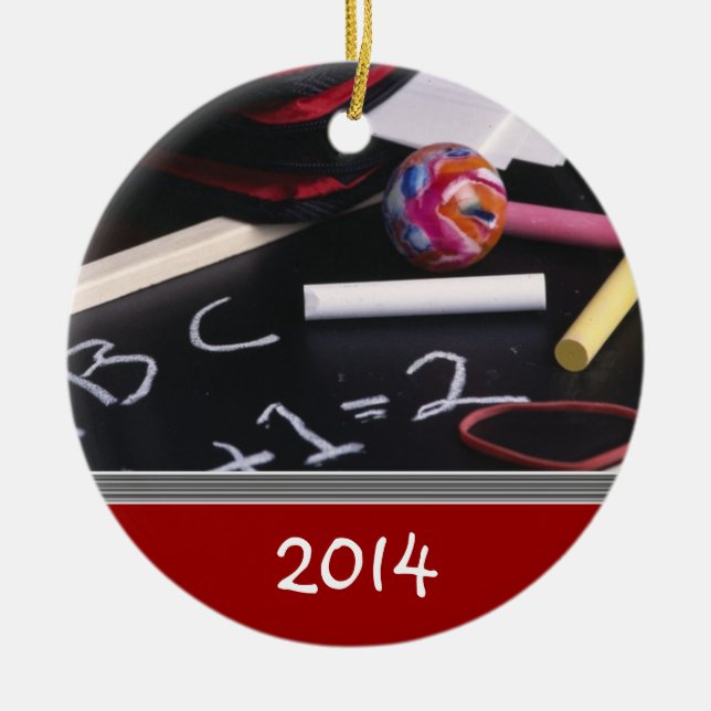 TEACHER'S Christmas Ornament Template (Front)