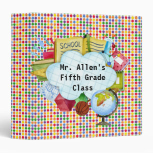 Teachers Custom School Binder