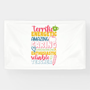 Teacher's Day Amazing Caring Teacher Banner