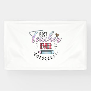 Teacher's Day Best Teacher Ever Banner