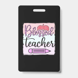 Teacher's Day Blessed Teacher Badge