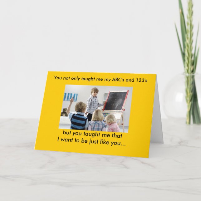 Teacher's Day Greeting Card 4 (Front)