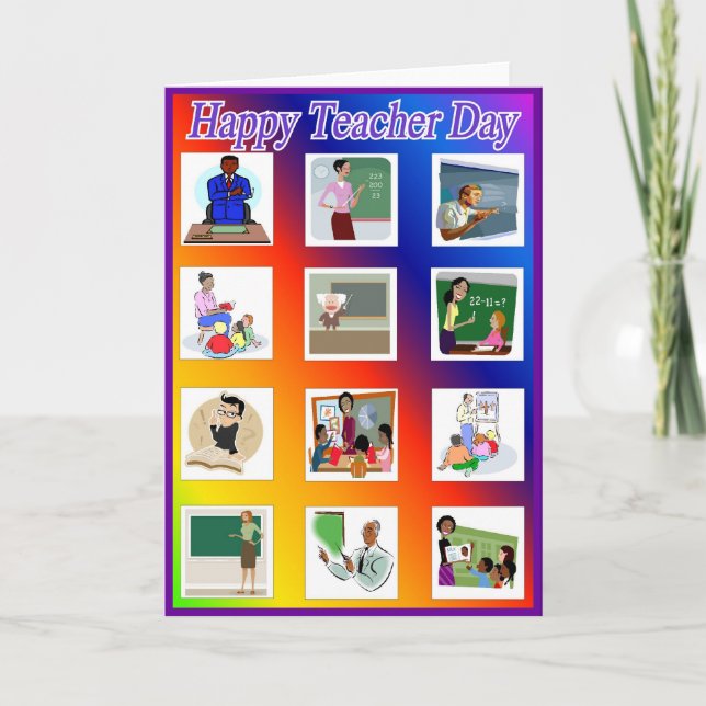 Teacher's Day Greeting Card 9 (Front)