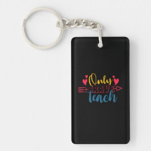 Teacher's Day Only Brave Teach Keychain