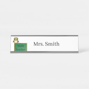 Teacher's Desk Name Plate