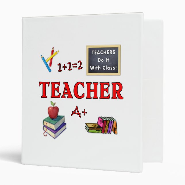 Teachers Do It With Class Binder (Front/Inside)